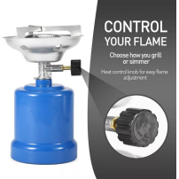 Réchaud de camping portable à gaz (butane/propane)