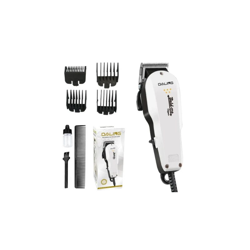 Tondeuse à cheveux électrique professionnelle Daling 12W - DL-1105 - ensemble complet d'accessoires + 03Mois Garantie