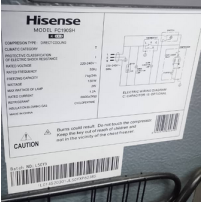 Congélateur HISENSE 150L - FC190SH - 1Panier - Gris + Garantie: 06 mois