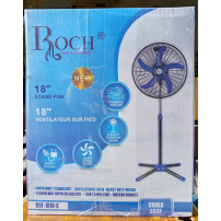 Ventilateur sur pied Roch –18 pouces – 50W – RSF-1818-C – Rouge/Bleu + 03Mois Garantie