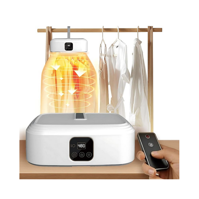 Sèche-linge électrique portable et pliable - 400W - minuterie + affichage LED + arret automatique - SH-009/400 + 03Mois Garantie
