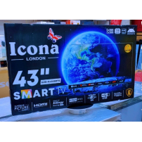 Smart TV Icona London - 43Pouces - Android 14 - Slim - ILED-K430SDTS + 06Mois Garantie