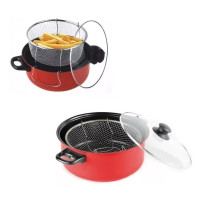 CASSEROLE FRITEUSE 2 en1-24 CM