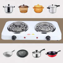 Plaque électrique HOT PLATE 02 foyers 2000W-Blanc