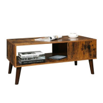 Table Basse - UB-76 - Table basse Evie avec rangement - Marron
