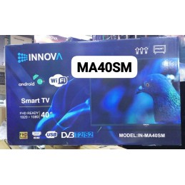 TV INNOVA 40 Pouces-MA40SM Smart Full HD Decodeur et régulateur de tension integrés – 06 mois  Garantie