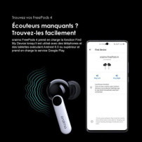 Ecouteurs sans fil - Oraimo freepods 4 -  (ANC) - OEB-105D - bluetooth V5.2 Garantie 06 mois