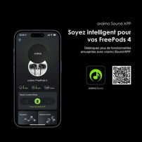 Ecouteurs sans fil - Oraimo freepods 4 -  (ANC) - OEB-105D - bluetooth V5.2 Garantie 06 mois